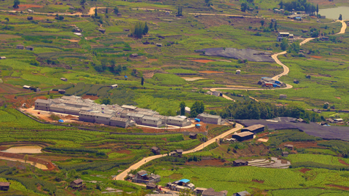 团田乡易地扶贫民乐搬迁安置点搬出幸福来-腾冲市人民政府门户网站